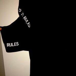 Elbow cut out tee shirt